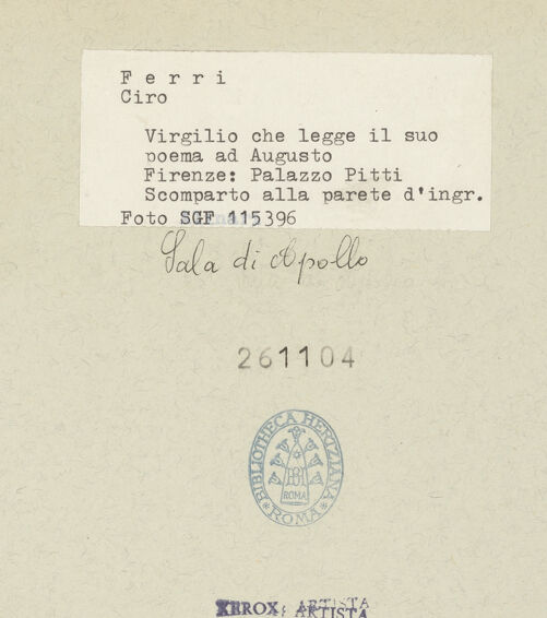 Rückseite von bh261104_recto