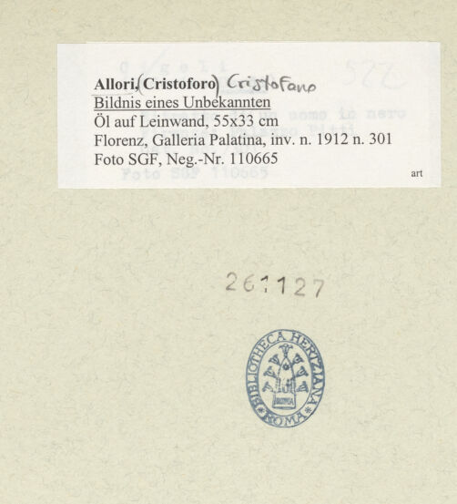 Rückseite von bh261127_recto