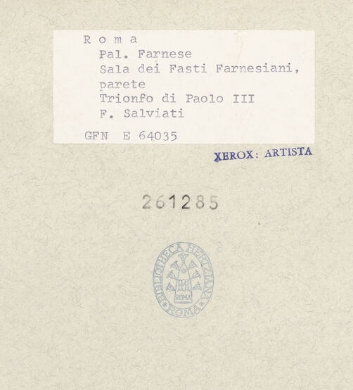 Rückseite von bh261285_recto