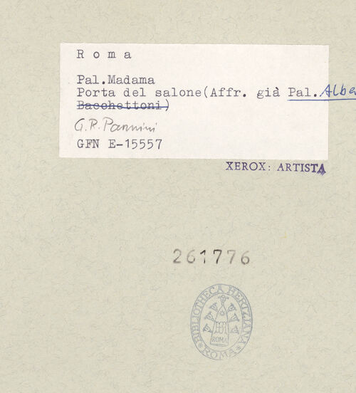 Rückseite von bh261776_recto