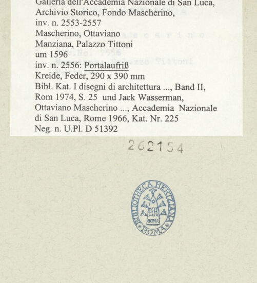 Rückseite von bh262154_recto