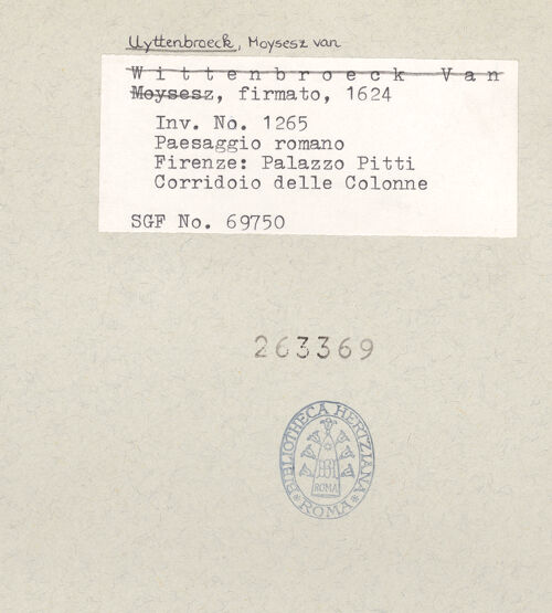 Rückseite von bh263369_recto