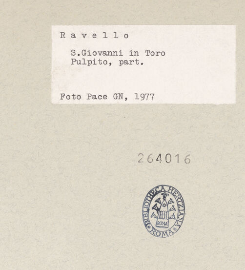 Rückseite von Pace, Valentino [https://www.deutsche-digitale-bibliothek.de/content/lizenzen/rv-ez/] Kapitell, bh264016_recto. Foto: Pace, Valentino.