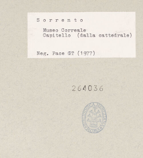 Rückseite von Pace, Valentino [https://www.deutsche-digitale-bibliothek.de/content/lizenzen/rv-ez/] Gesamtansicht, bh264036_recto. Foto: Pace, Valentino.