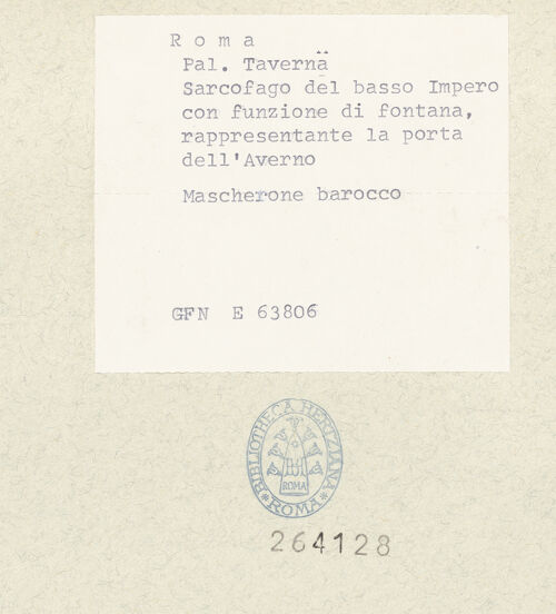 Rückseite von bh264128_recto