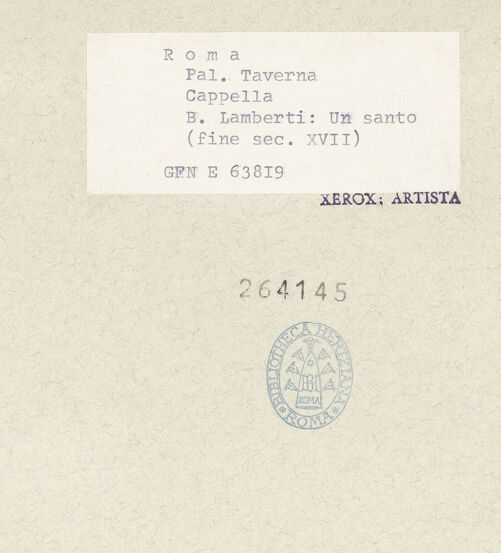 Rückseite von bh264145_recto