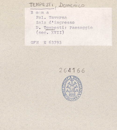 Rückseite von bh264166_recto