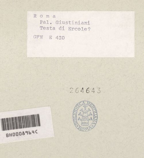 Rückseite von bh264643_recto