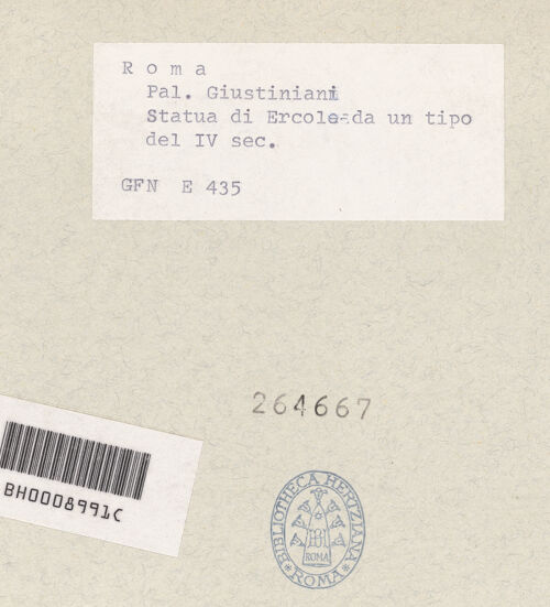 Rückseite von bh264667_recto