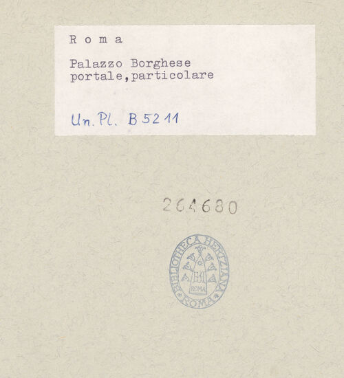 Rückseite von bh264680_recto