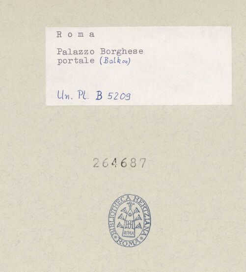 Rückseite von bh264687_recto