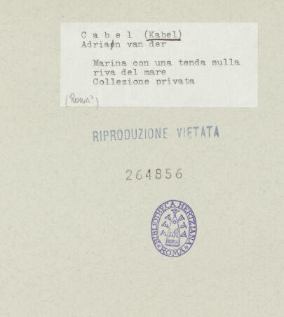 Rückseite von bh264856_recto