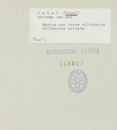 Rückseite von bh264857_recto