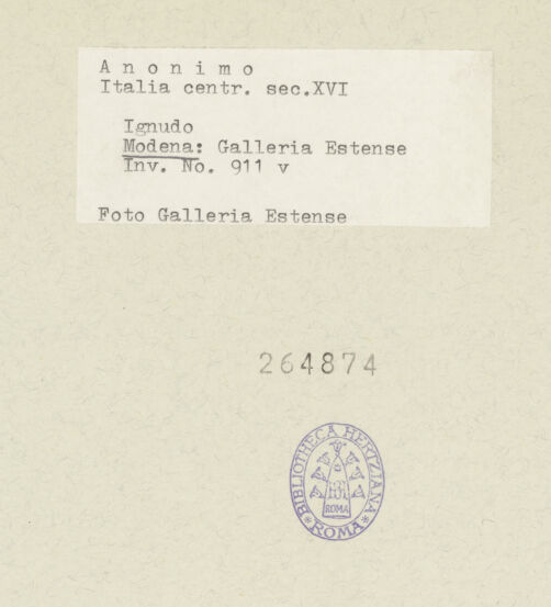 Rückseite von bh264874_recto