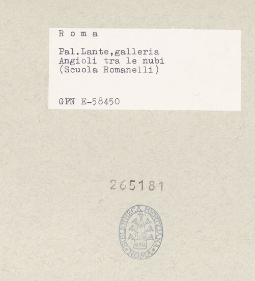 Rückseite von bh265181_recto