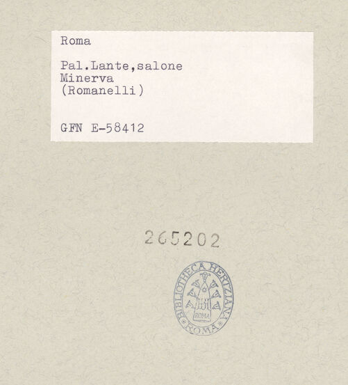 Rückseite von bh265202_recto