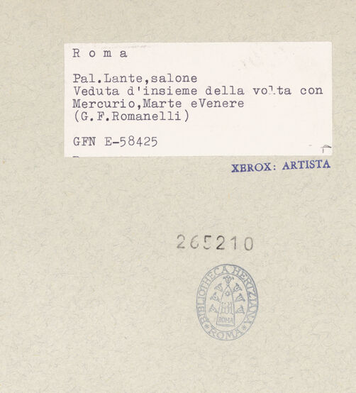 Rückseite von bh265210_recto