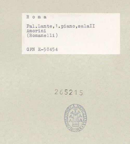 Rückseite von bh265215_recto