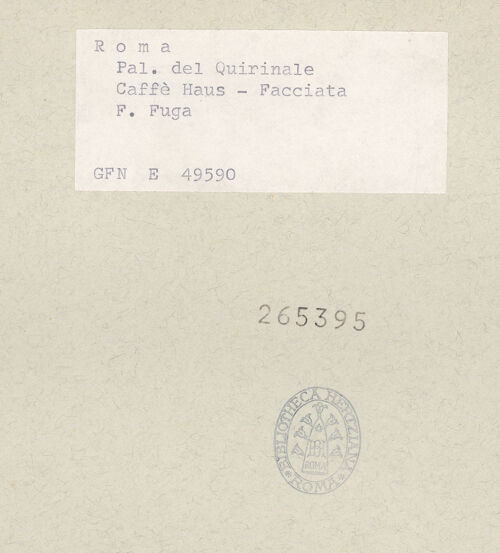 Rückseite von bh265395_recto