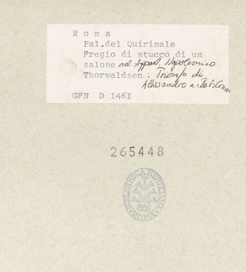 Rückseite von bh265448_recto