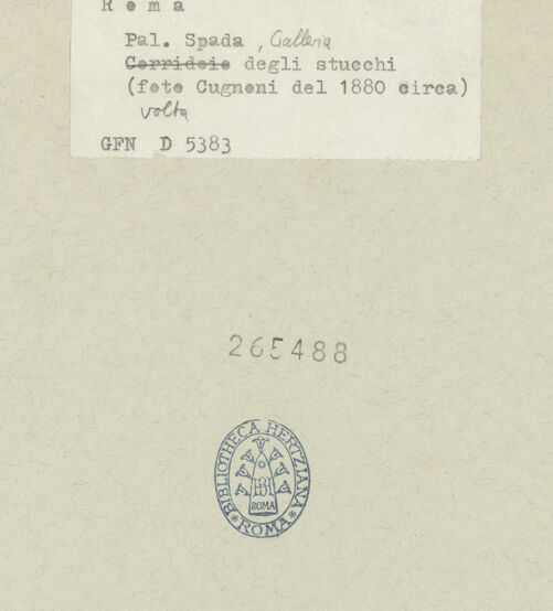 Rückseite von bh265488_recto