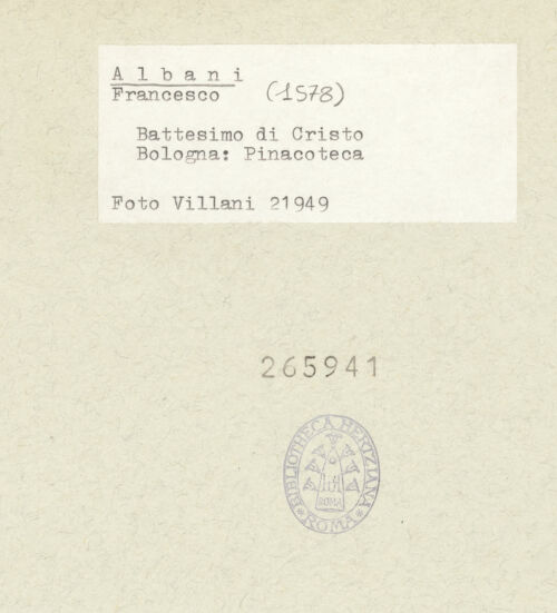 Rückseite von bh265941_recto