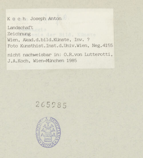 Rückseite von bh265985_recto