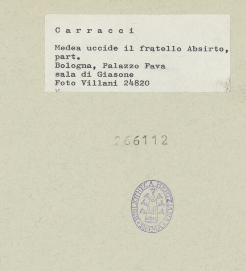 Rückseite von bh266112_recto