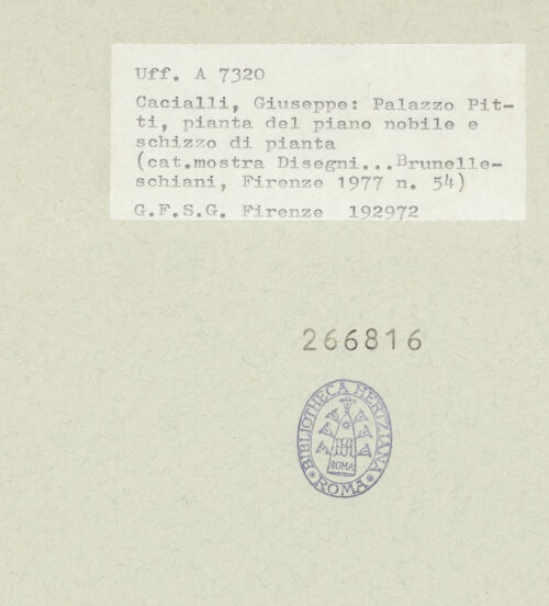 Rückseite von bh266816_recto