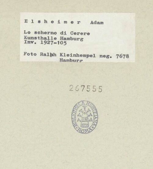 Rückseite von bh267555_recto