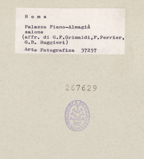 Rückseite von bh267629_recto