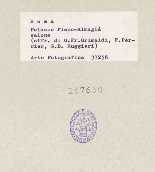 Rückseite von bh267630_recto