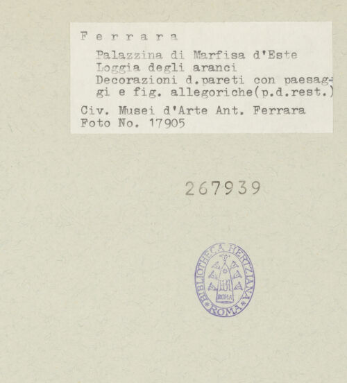 Rückseite von bh267939_recto