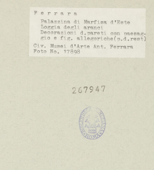 Rückseite von bh267947_recto