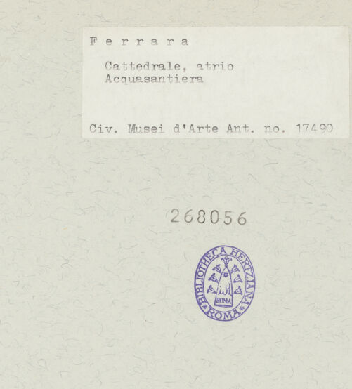 Rückseite von bh268056_recto