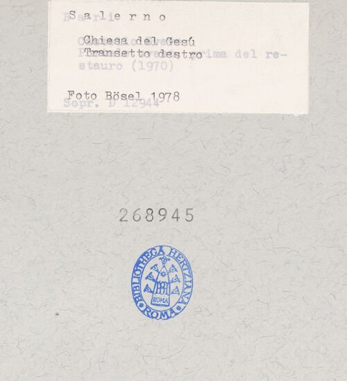 Rückseite von Bösel, Richard [https://www.deutsche-digitale-bibliothek.de/content/lizenzen/rv-fz/] Santa Sofia - Rechter Querhausarm, bh268945_recto. Foto: Bösel, Richard.