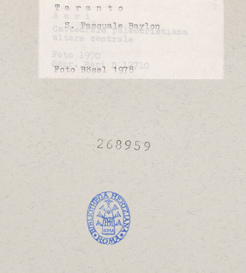 Rückseite von bh268959_recto