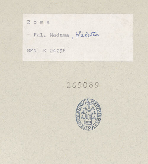 Rückseite von bh269089_recto