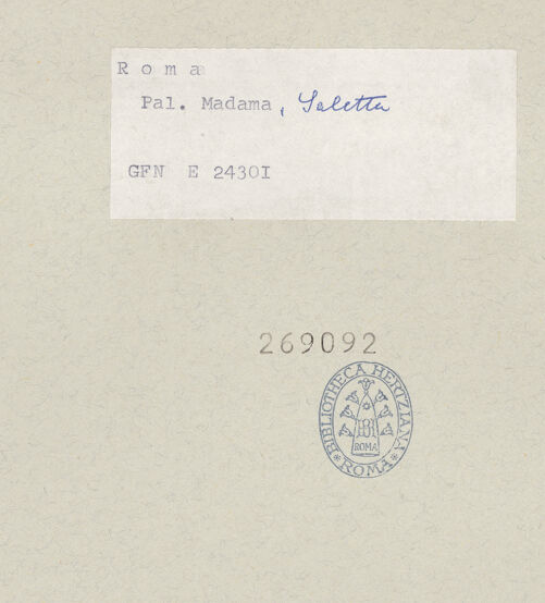 Rückseite von bh269092_recto