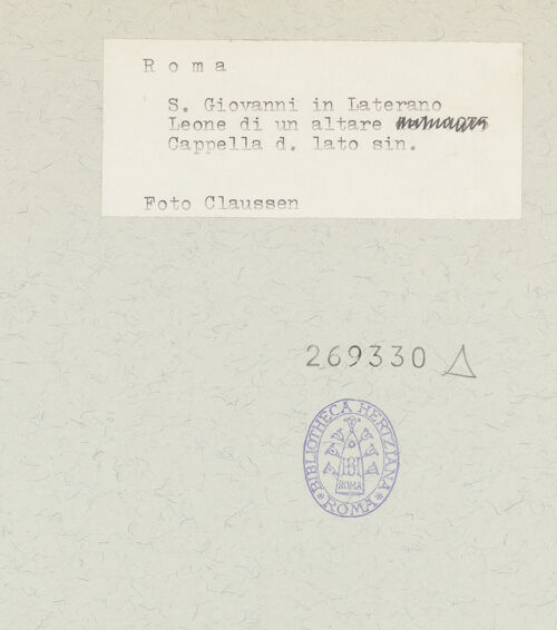 Rückseite von bh269330_recto