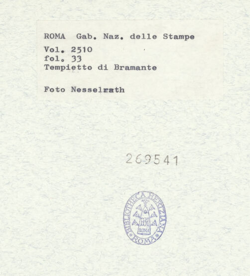 Rückseite von bh269541_recto