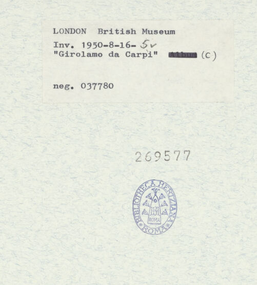 Rückseite von bh269577_recto