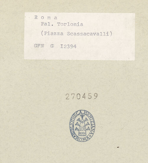 Rückseite von bh270459_recto