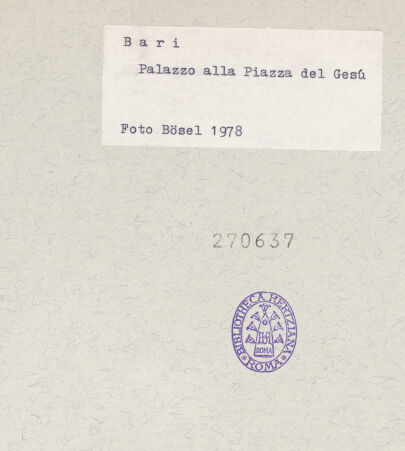 Rückseite von bh270637_recto