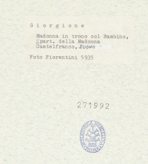 Rückseite von bh271992_recto