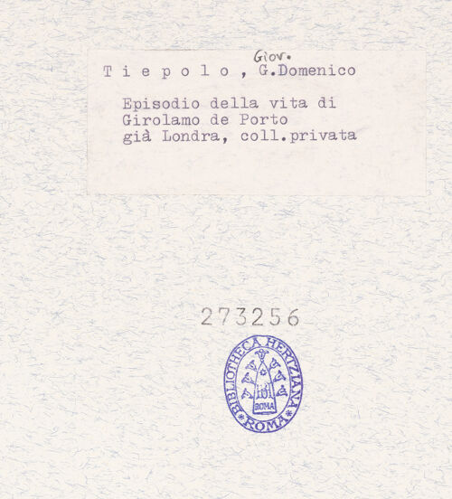 Rückseite von bh273256_recto