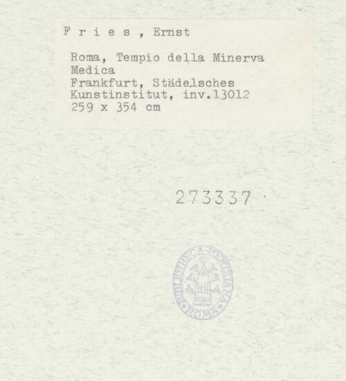 Rückseite von bh273337_recto