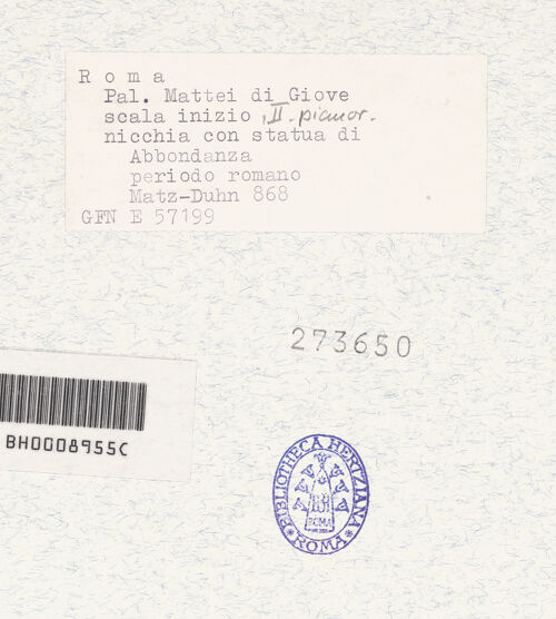 Rückseite von bh273650_recto