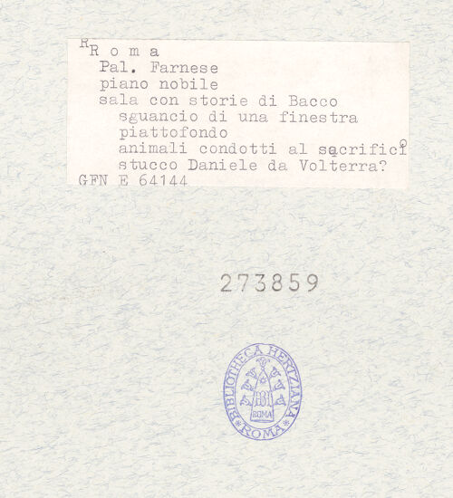 Rückseite von bh273859_recto