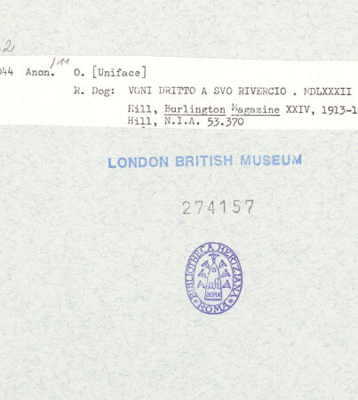 Rückseite von bh274157_recto